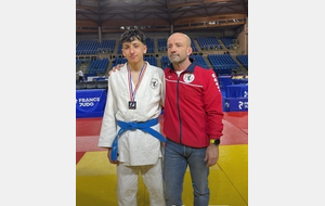 Médaille d'argent pour ABDOUL CHABANOV en - de 55 kg à la Coupe de France Minimes !!!