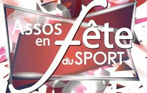 Fête du sport et des associations le samedi 6 septembre 9h à 18h
