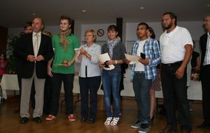 Bénédicte, Benoit et Matéo.Bravo à eux !