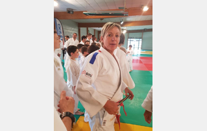 Une championne olympique au club !