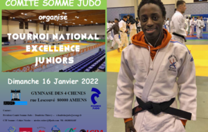 Tournoi national excellence juniors d'Amiens