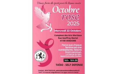 Octobre rose 2025 - Venez faire du sport pour une bonne cause ! 🎗️🩷