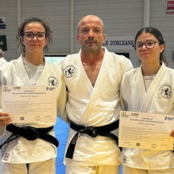 19/09/2026 Remise du diplôme de professeure de judo à Elsa et Mathilda Jouanneau.